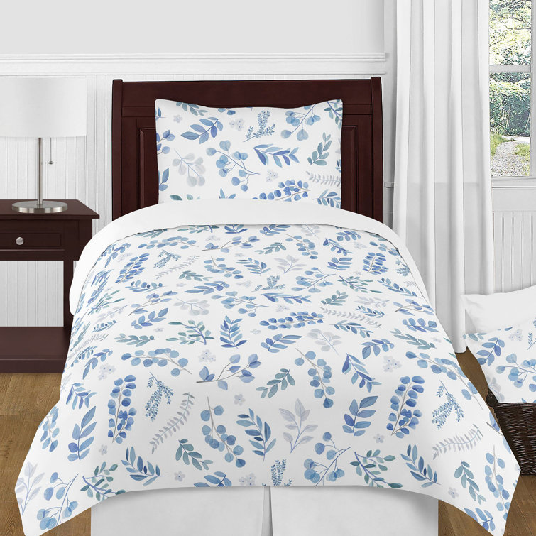 Navy and white twin cheap comforter